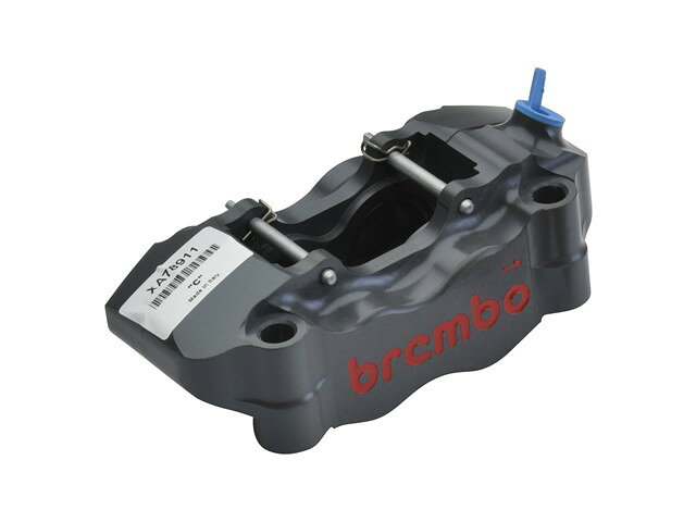 メーカー取り寄せ brembo ブレンボ レーシング ラジアル CNC 4P キャリパー ハードアルマイト レッドロゴ 右 φ30/40 取付ピッチ:100mm XA7.89.11