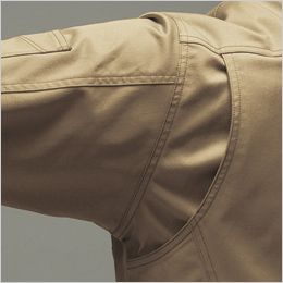 BURTLE バートル ストレッチジャケット 長袖ジャケット 秋冬 3Lサイズ インディゴ ユニセックス 作業着 7051-45-3L