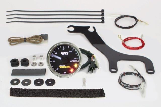 【抽選で最大100％ポイントバック】SP武川 SPタケガワ φ48スモールDNタコメーター 12500rpm(レブインジケーター付) CL250/CL500 05-05-0118