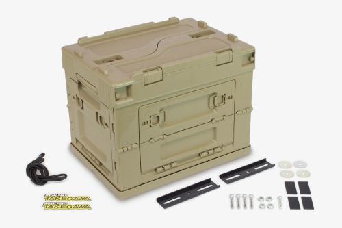 【抽選で最大100％ポイントバック】SP武川 SPタケガワ キャリアコンテナセット20L(タン) 汎用/スーパーカブ/クロスカブ 08-01-0198