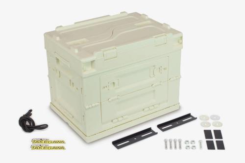 【抽選で最大100％ポイントバック】SP武川 SPタケガワ キャリアコンテナセット20L(ホワイト) 汎用/スーパーカブ/クロスカブ 08-01-0199