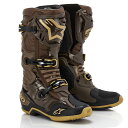 alpinestars アルパインスターズ TECH10 ブーツ スクアッド23 ダークブラウン/カンガルーゴールド 10(29.0cm) 2010020-839-10