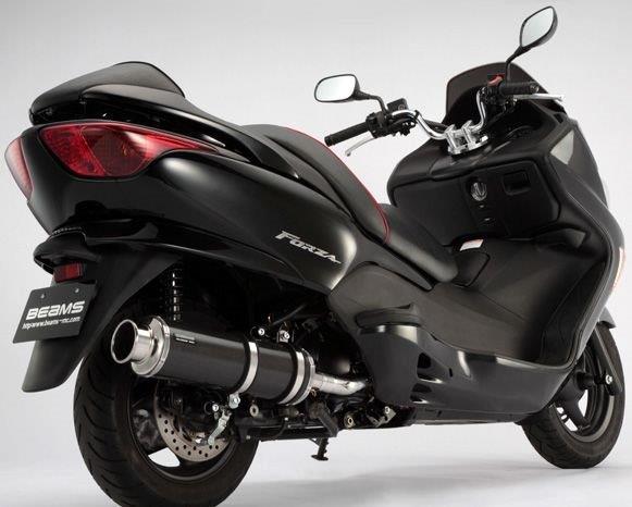 【抽選で最大100％ポイントバック】BEAMS ビームス マフラー フルエキゾースト SS400カーボンII フォルツァ MF08 B103-11-000