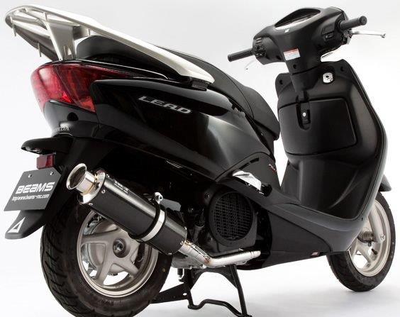 【抽選で最大100％ポイントバック】BEAMS ビームス マフラー フルエキゾースト SS300カーボン リード110 F1 前期モデル B131-08-000