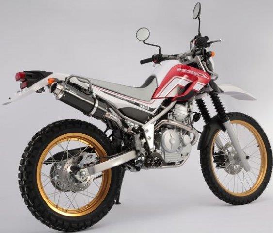 【抽選で最大100％ポイントバック】BEAMS ビームス マフラー フルエキゾースト SS300カーボン アップタイプ S/O SEROW250 Fi 2008~ B224-08-004