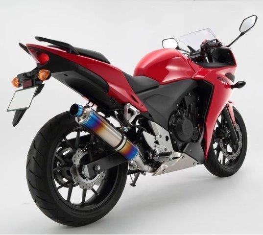 【抽選で最大100％ポイントバック】BEAMS ビームス R-EVO スリップオンヒートチタンサイレンサー JMC 車種：HONDA CBR400R EBL-NC47 G155-53-P1J