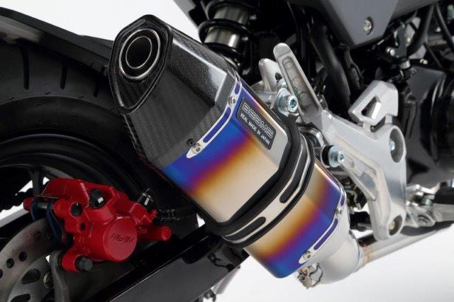 51 cc 〜125 cc  - BEAMS ビームス CORSA-EVOIIヒートチタン 政府認証 車種：HONDA グロム 2016~ G175-65-001