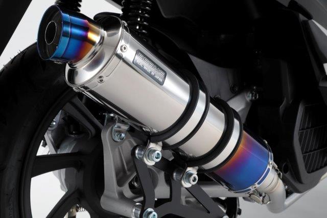 【抽選で最大100％ポイントバック】BEAMS ビームス R-EVO ヒートチタンサイレンサー 政府認証 車種：HONDA PCX125 2018~ 2BJ-JF81 G179-53-007