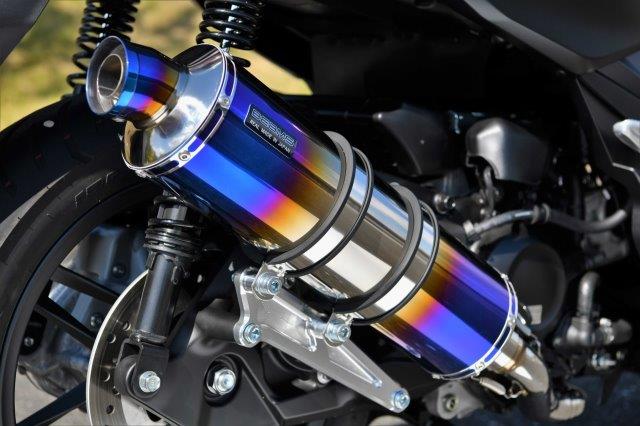 【抽選で最大100％ポイントバック】BEAMS ビームス R-EVO ヒートチタンサイレンサー 政府認証 車種：HONDA フォルツァ MF13 G182-53-007