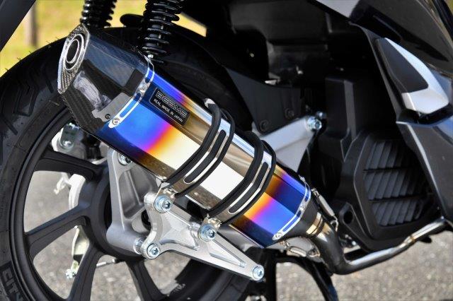 【抽選で最大100％ポイントバック】BEAMS ビームス CORSA-EVOIIヒートチタンサイレンサー 政府認証 車種：HONDA PCX HYBRID 2AJ-JF84 G183-65-001