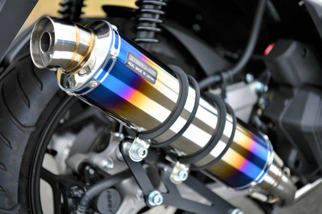 【抽選で最大100％ポイントバック】BEAMS ビームス R-EVO ヒートチタンサイレンサー 政府認証 車種：HONDA PCX160 2021~ 2BK-KF47 G196-53-007