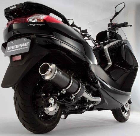 【抽選で最大100％ポイントバック】BEAMS ビームス SS400カーボンII SP 政府認証 車種：YAMAHAマジェスティ SG20J G217-11-000