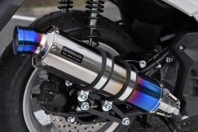 BEAMS ビームス R-EVOチタンサイレンサー 政府認証 車種：YAMAHA N-MAX155 2BK-SG50J G252-53-007