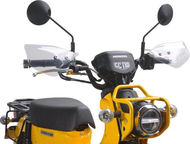 【抽選で最大100％ポイントバック】af アフ 旭風防 ナックルバイザー HONDA クロスカブ110(2BJ-JA45) カラークリアー M1-03