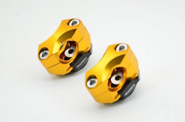 RIDEA リデア ハンドルバーライザー HRS-Y02-GD(カラー:ゴールド) YAMAHA MT-09(14-16) RIYA00624