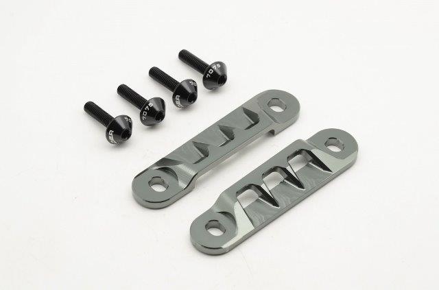 RIDEA リデア フロントフェンダータグプレート TP-Y01-BK(カラー:ブラック) YAMAHA T-MAX530 2015-2017 RIYA01017