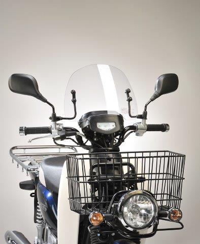 【抽選で最大100％ポイントバック】af アフ 旭風防 ショートバイザー HONDA スーパーカブ 110 /スーパーカブ 50 カラークリアー SPC-08-P