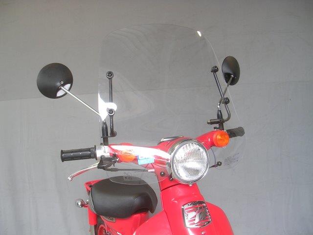 【抽選で最大100％ポイントバック】af アフ 旭風防 ウインドシールド HONDA リトルカブ AA01/C50 カラークリアー WS-72