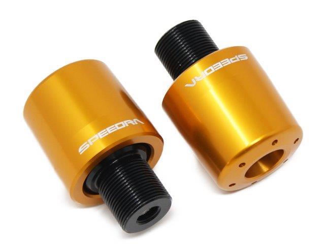 【抽選で最大100％ポイントバック】SPEEDRA スピードラ アルミバーエンド KAWASAKI M17 ABEKA02GD ZX-10R 2004-2007NINJA H2/H2R 2015-