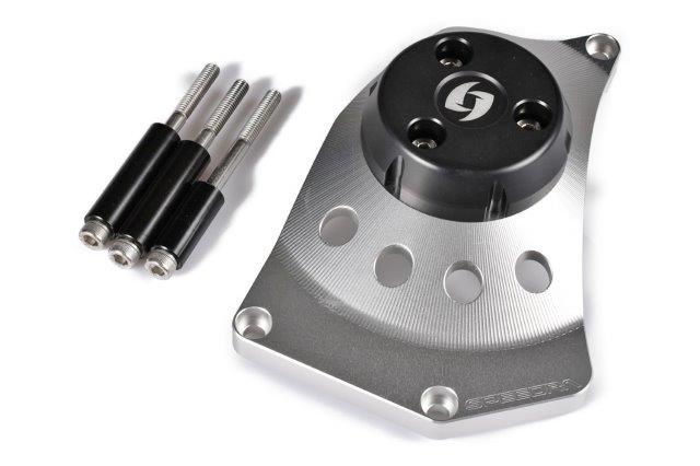 SSK エスエスケー SPEEDRA スピードラ エンジンスライダー 左側 ヤマハ MT-09/MT09-SP シルバー AEKYA01LSR