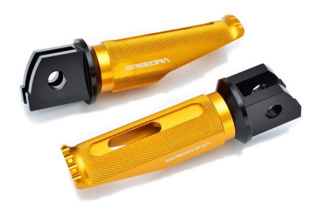 【抽選で最大100％ポイントバック】SPEEDRA スピードラ ステップ レーシング BK/GD AFPR215GD YAMAHA YZF-R25/YZF-R3/MT-25/MT-03
