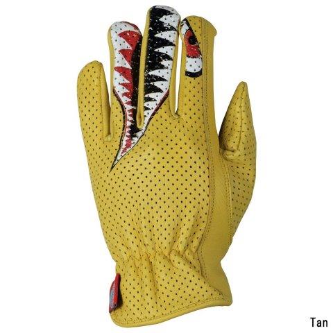 【抽選で最大100％ポイントバック】オリオンエース JAM'S GOLD ANARCHY レザーメッシュグローブ Lサイズ TAN JGG-1023-TAN-L