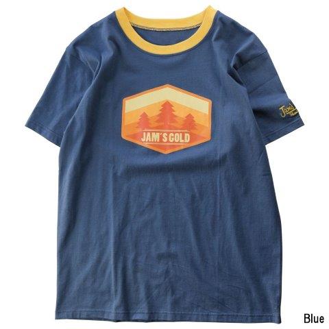 オリオンエース JAM'S GOLD ジャムズゴールド HEXAGONAL ヘクサゴナル Tシャツ Lサイズ BL JGT-1027-BL-L