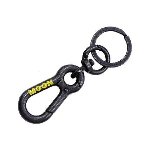 【抽選で最大100％ポイントバック】ORIONACE オリオンエース MOONEYES W-KARABINER キーホルダー 10.8cm BK MKR-133-BK