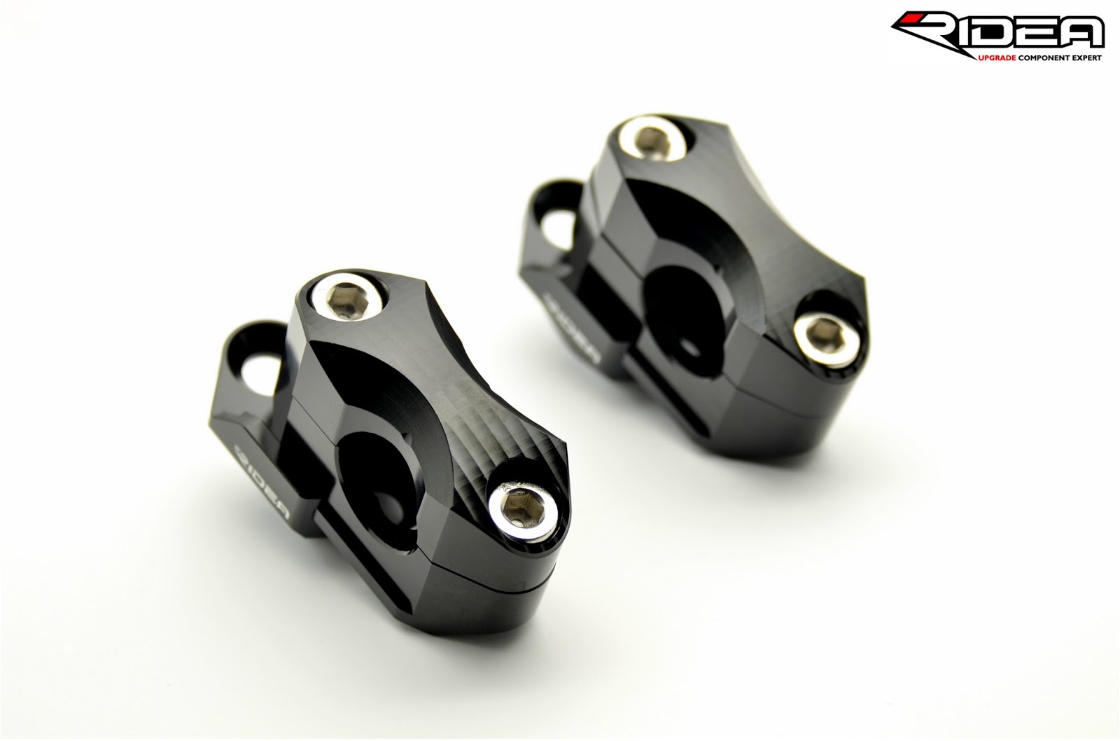 RIDEA リデア ハンドルバーライザー HRS-22-BK(カラー:ブラック) Φ22.2ハンドル 汎用 RIOT00633