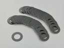 DAYTONA デイトナ エンジンドレンボルトガスケット(表裏ナシ 厚サ0.8mm) M12 50枚 24235(2)