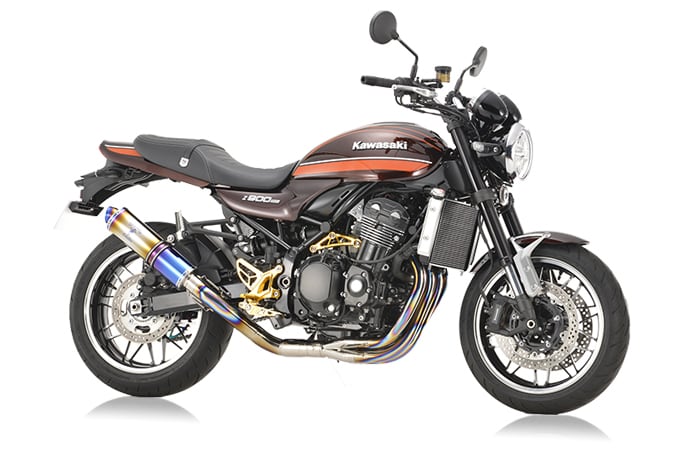乐天商城 - r’s gear アールズ・ギア Z900RS/CAFE/SE(23-)8BLワイバンクラシックR UPタイプ チタンドラッグブルー MK40-RUCD