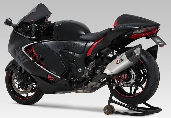 YOSHIMURA ヨシムラ マフラー Hayabusa'22 スリップオン マフラー Slip-On R-11Sq R サイクロン (SSF) 110-592-L13G0