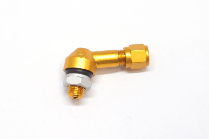 ACTIVE アクティブ GALE SPEED エアバルブ 74°/アルミ キャップ付 GLD φ11.5対応 28200058 (主に純正ホ..