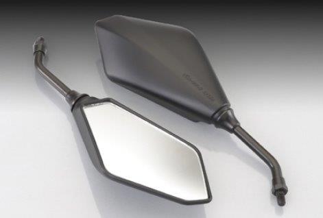 KITACO キタコ GPRミラー ブラック type1 タイプ:左／逆ネジ HONDA ホンダ グロム(JC92) 675-1203131