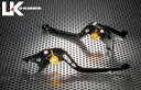 U-KANAYA ユーカナヤ GPタイプ ショートアルミビレットレバーセット 左右セット 車種:HONDA CB1300SF SC54 2021- : CB1300SB SC54 2021- レバーカラー:マットブラック アジャスターカラー:マットグリーン HO009-084-0611-17