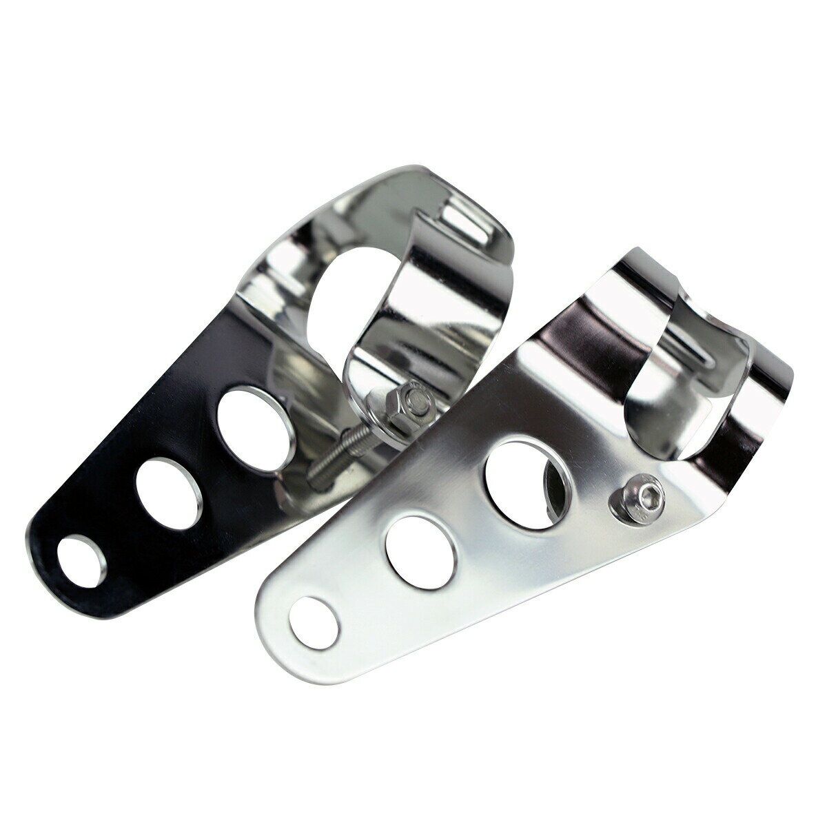 GOODS グッズ ドリルドヘッドライトステー　ステンレス　32mm~39mm 66-35801