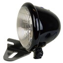 GOODS グッズ ヘッドライト 4-1/2”ベイツライトキット ブラック / Kawasaki カワサキ W400/W650 66-84118W(2)