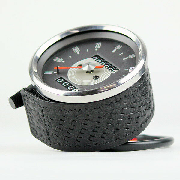 GOODS グッズ Leather Meter Cover　バスケット　80φSMITHスタイルメーター対応 KYC-00032
