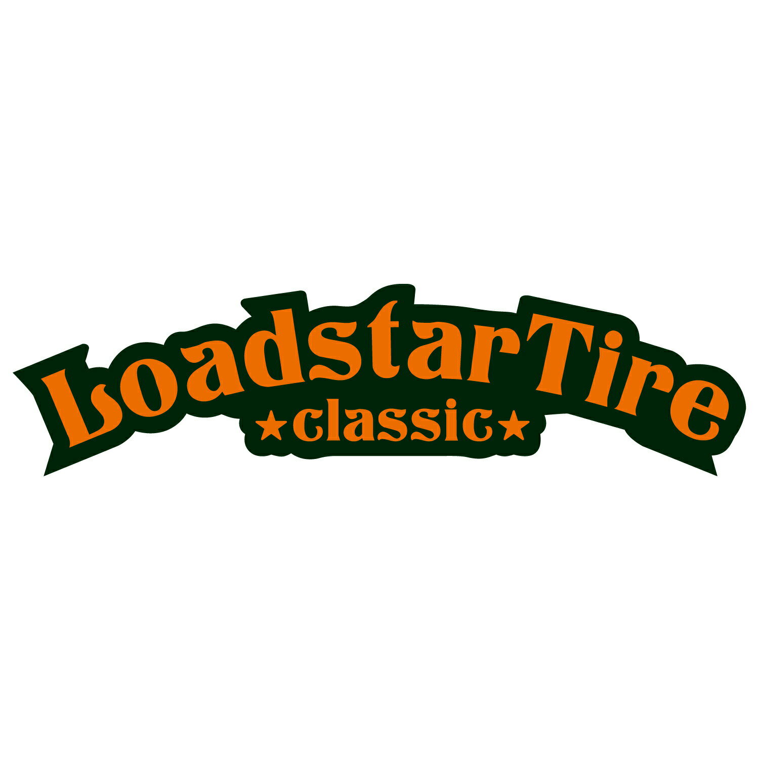 GOODS グッズ STICKER　"LOADSTAR TIRE"　GR/OR GA-00189
