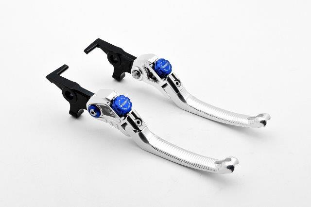 RIDEA リデア RIDEA レバー左右セット LV4-FL-DL084DR067-SR(シルバー)/BE (ブルー) DUCATI SCRAMBLER DUCATI SCRAMBLER RI0000323-BE