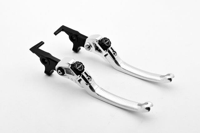 RIDEA リデア RIDEA レバー左右セット LV4-FL-DL084DR067-SR(シルバー)/BK (ブラック) DUCATI SCRAMBLER DUCATI SCRAMBLER RI0000323-BK