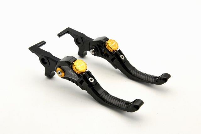RIDEA リデア RIDEA レバー左右セット LV4-FR-DL084DR067-BK(ブラック)/GD (ゴールド) DUCATI SCRAMBLER DUCATI SCRAMBLER RI0000324-GD