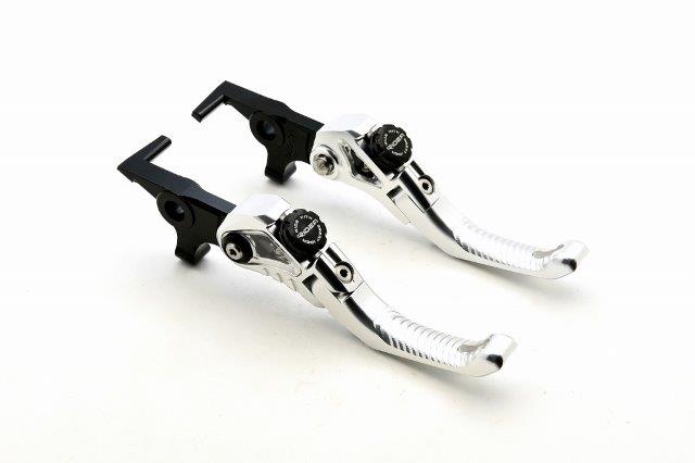 RIDEA リデア RIDEA レバー左右セット LV4-FR-DL084DR067-SR(シルバー)/BK (ブラック) DUCATI SCRAMBLER RI0000325-BK
