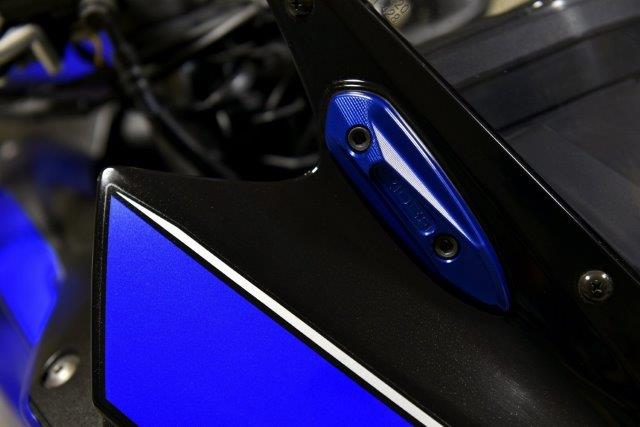 RIDEA リデア ミラーホールカバー MB-YA-02BE (カラー:ブルー) YAMAHA YZF-R25(-21) YZF-R3/YZF-R3(-18) RI0000658