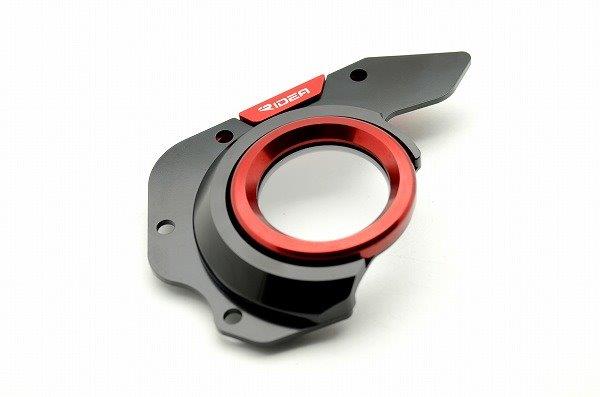 RIDEA リデア スプロケットカバー FSC-DU-01-BK /RD (カラー:ブラック/レッド)　 DUCATI SCRAMBLER CLASSIC等 RIDU00569