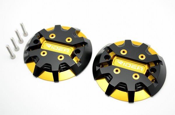 RIDEA リデア エンジンカバー EDD-020-GD(カラー:ゴールド) YAMAHA T-MAX(SJ04J,SJ08J) RIYA00015