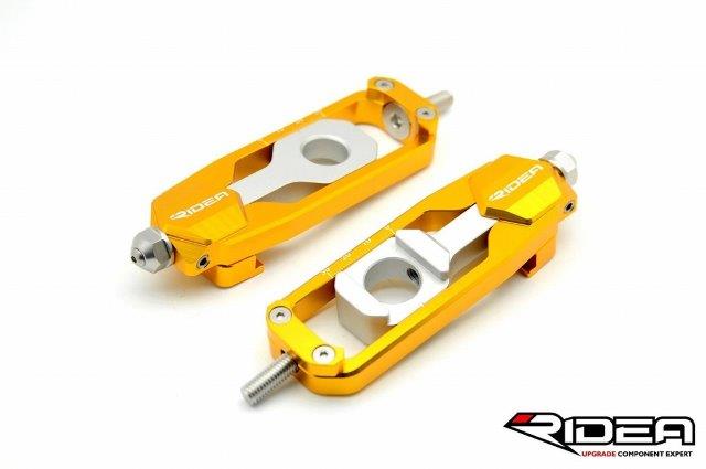 RIDEA リデア チェーンアジャスター CA-Y01-GD(カラー:ゴールド) YAMAHA MT-09/MT-09 ABS 2014-MT-09 TRACER 2015-XSR900 RIYA00230