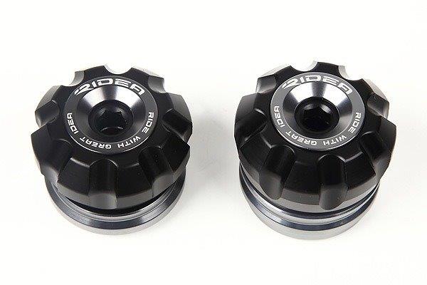 RIDEA リデア フロントアクスルスライダー AS-A01A03-TM(カラー:チタン) YAMAHA MT-07(14-21) RIYA00258