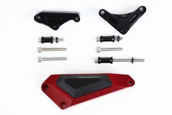 RIDEA リデア エンジンプロテクター 右側 CP-Y04-R-RD(カラー:レッド) YAMAHA YZF-R25/YZF-R3 2015- RIYA00312
