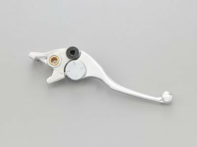 DAYTONA デイトナ NISSIN ブレーキマスター用ショートブレーキレバー(アジャスター4段付キ)　バフクリア 26855